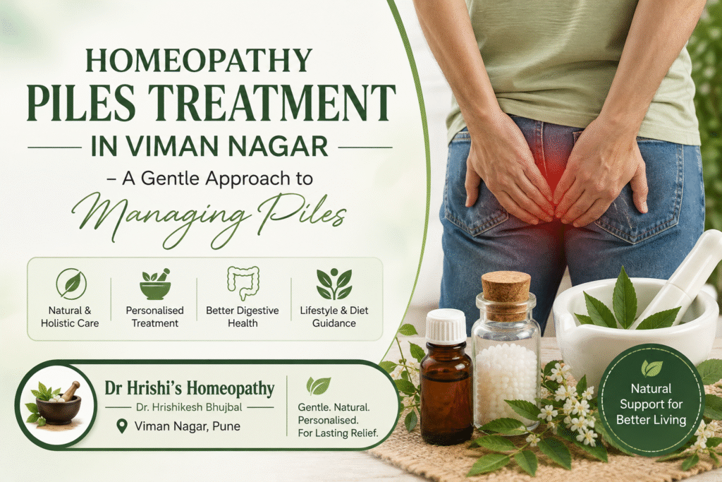 Homeopathy piles treatment in Viman Nagar at Dr Hrishi's Homeopathy